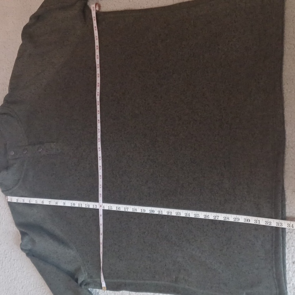 Sonoma Partial Snap Button Pullover Long Sleeve T… - image 5